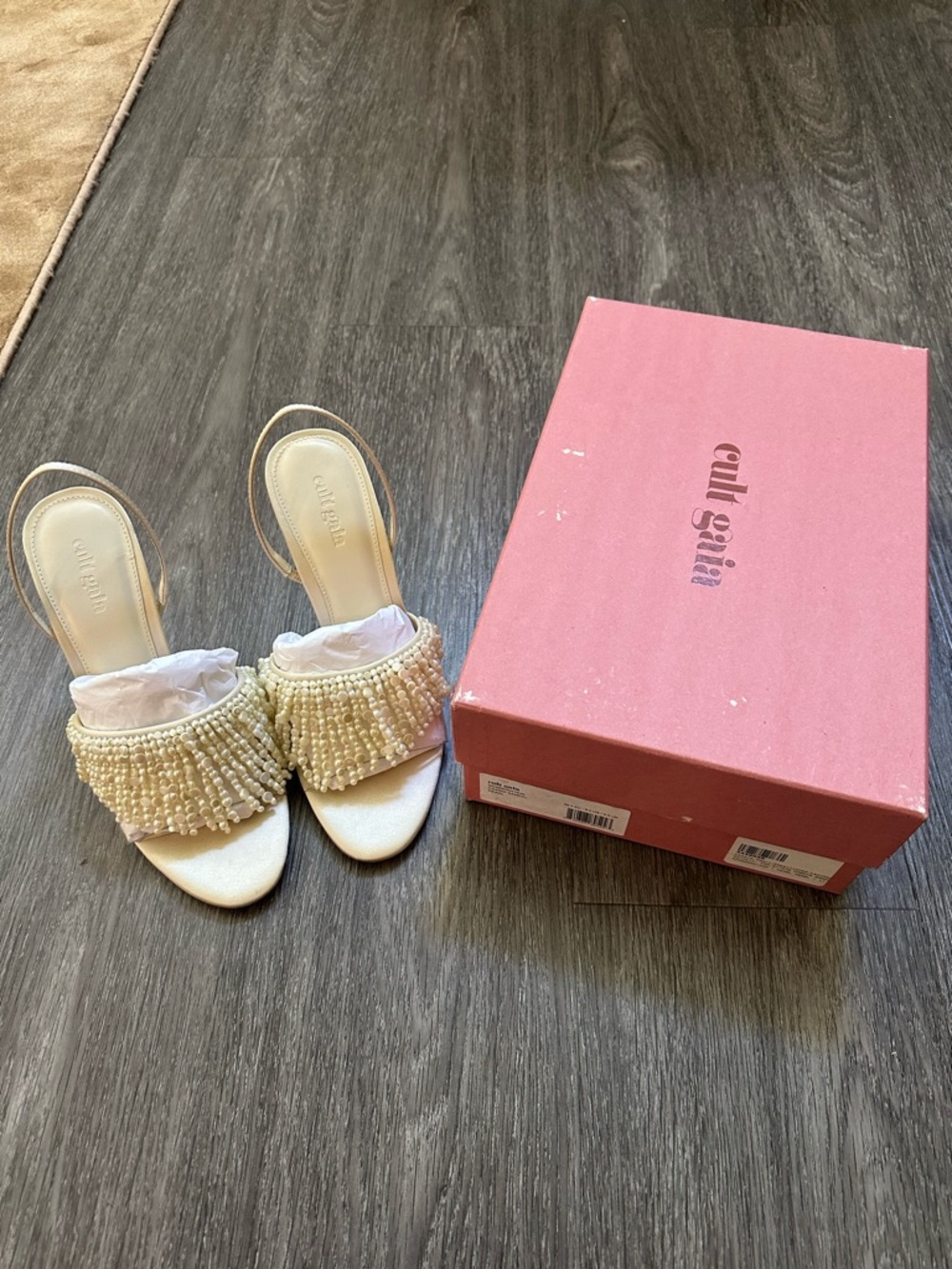 Cult Gaia Cassia Pearl Sandals